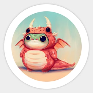 Frog Dragon Sticker